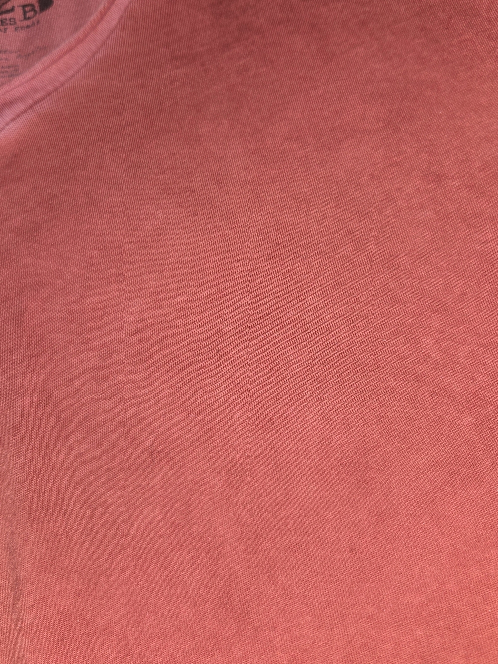 32BarBlue- Washed Burgundy Crewneck Tee Mens L - Picture 5 of 8
